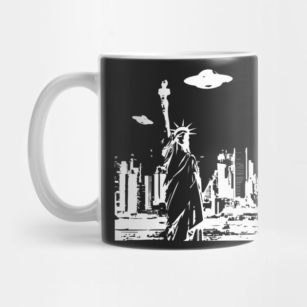 new york ufo by horrorshirt